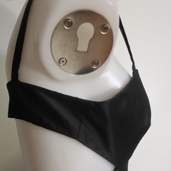 Womens Monique Lhuillier Plum Black Red Strappy V-Neck Floral Maxi Gown Dress 8 - Picture 10 of 15